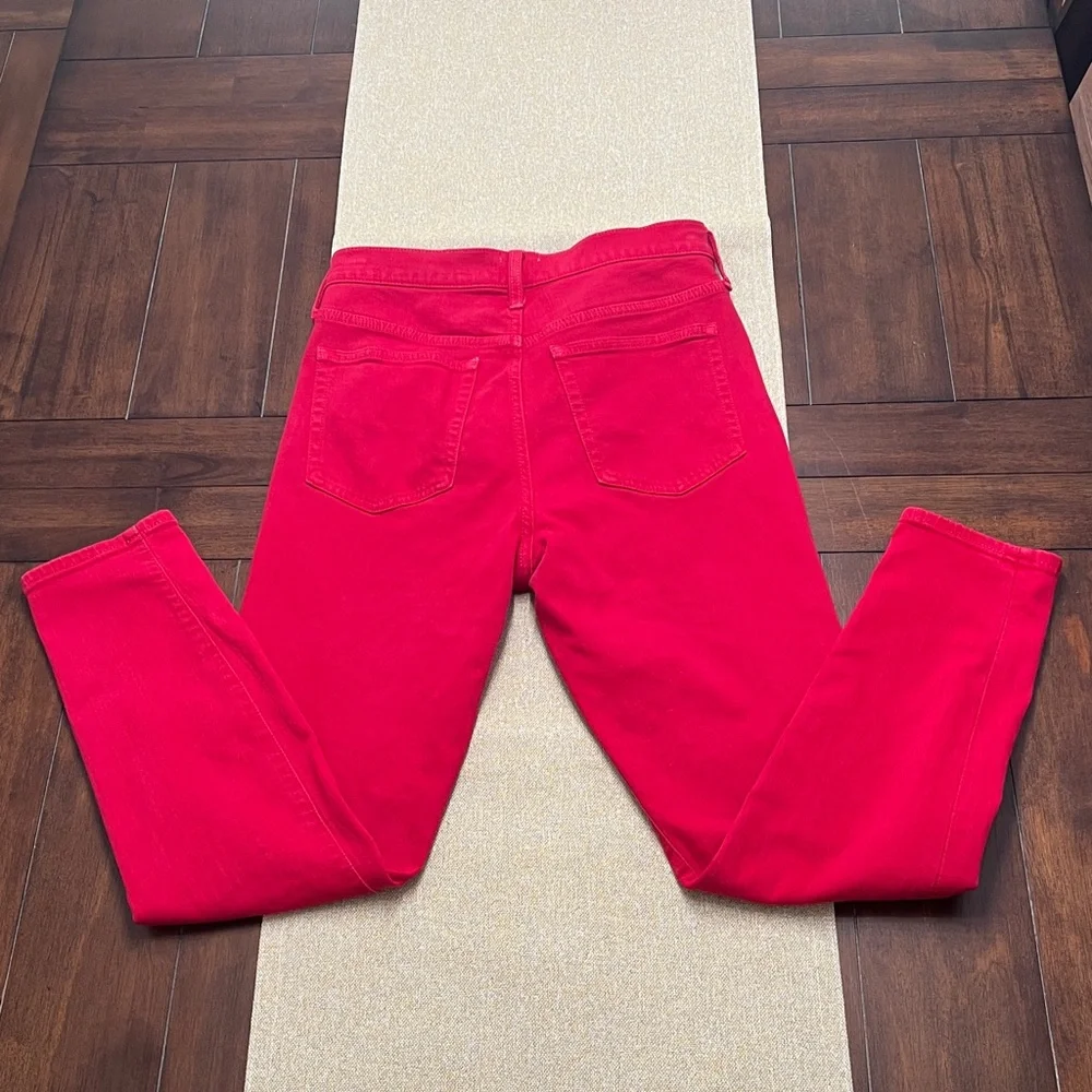❤️ J. Crew Women's High Rise Red Jeans